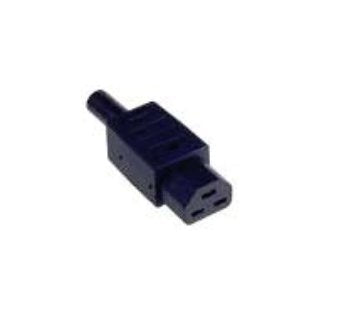 Bachmann Acoplador Iec Iec320 C21 16a 250vac 155, Schraubanschlu, Negro
