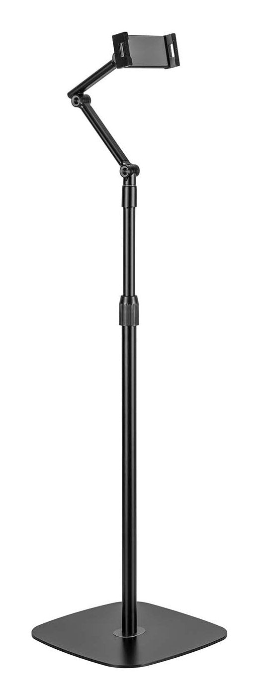Aisens - Soporte De Suelo Universal Ajustable (3 Pivotes) Para Tablet, Negro