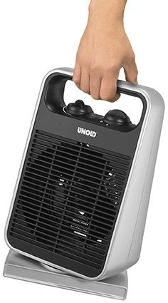 Calefactor Eléctrico Unold 86116 Negro, Plata 2000 W