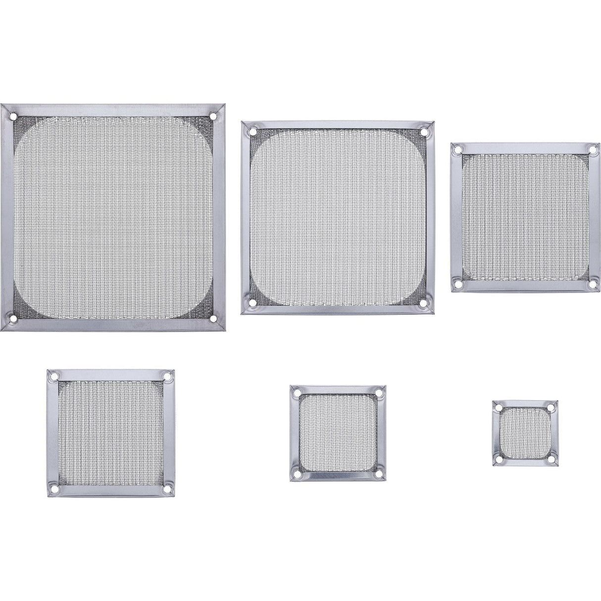 Filtro De Aluminio Inline Fan Grill 80x80mm