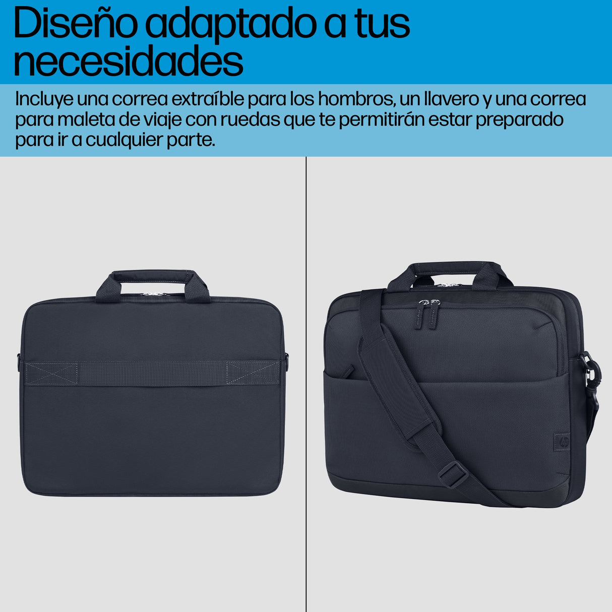 EAN 0198122602087 - HP Everyday 14 Odyssey Gray Laptop Bag 35,8 cm (14.1") Maletín Gris imagen 3