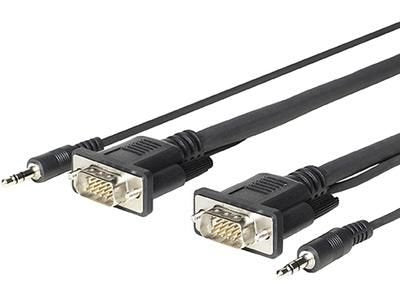 Vivolink Provgamcs4.6 Adaptador De Cable De Vídeo 4,6 M Vga (D-Sub) + 3,5mm Negro