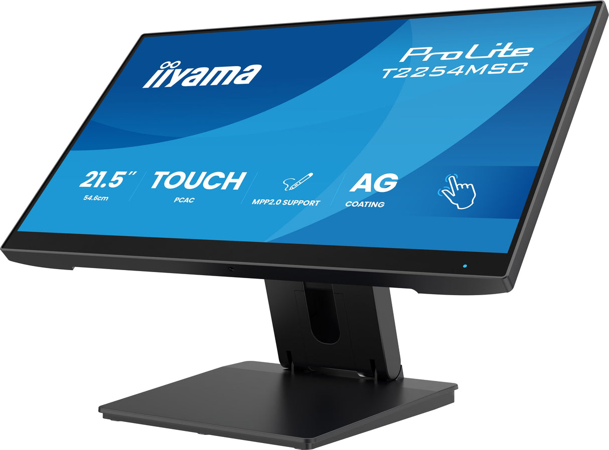 Iiyama 54.6cm 21,5" T2254msc-B2ag 16:9 M-Touch Hdmi+Dp+Usb