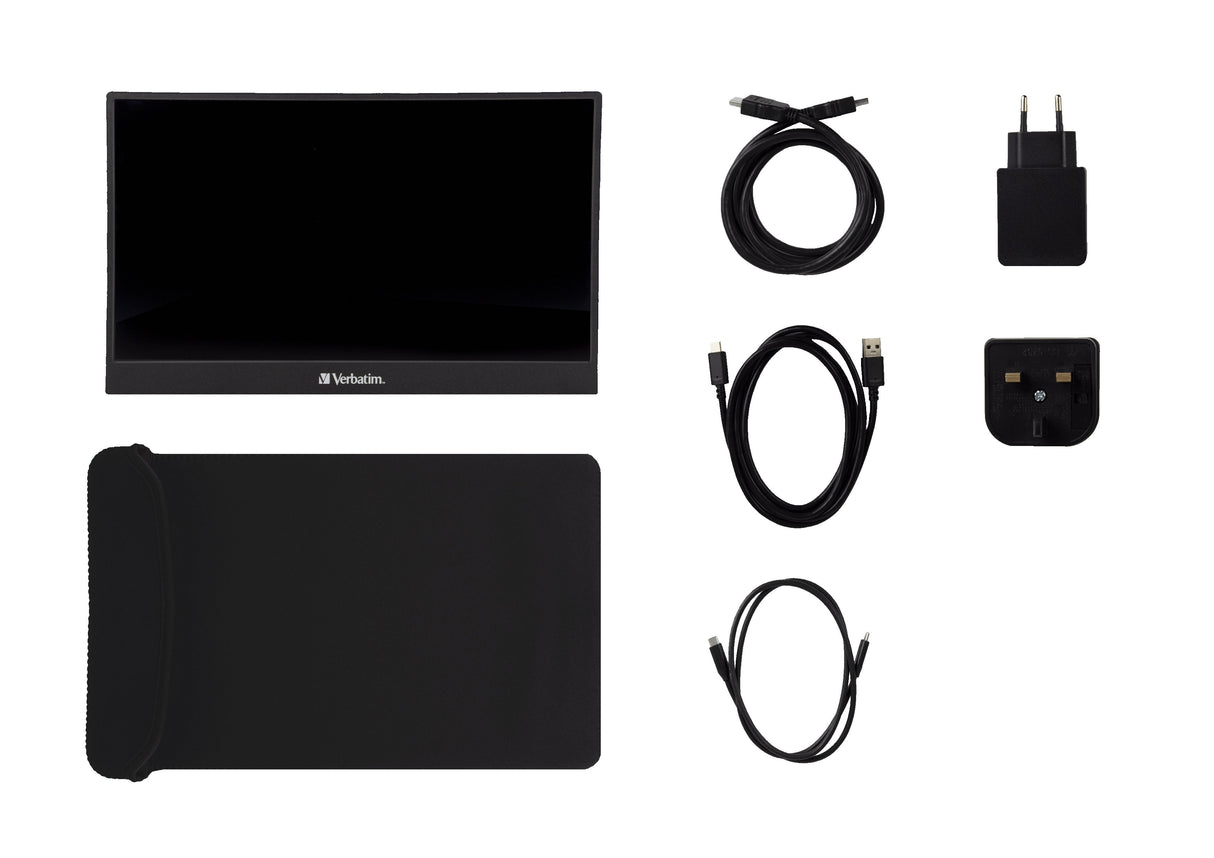 EAN 0023942495901 - Verbatim 49590 pantalla para PC 35,6 cm (14") 1920 x 1080 Pixeles Full HD LCD Negro imagen 3