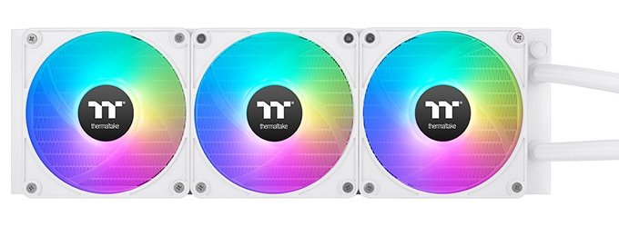Thermaltake Th360 V2 Ultra Ex Argb Sync Enfriador Líquido Todo En Uno - Snow Edition, Refrigeración Por Agua Blanco Cl-W426-Pl12sw-A