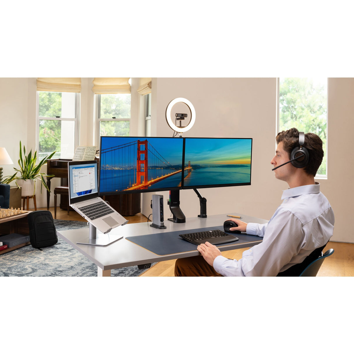 EAN 0085896555131 - Kensington K55513WW soporte para monitor Negro imagen 15
