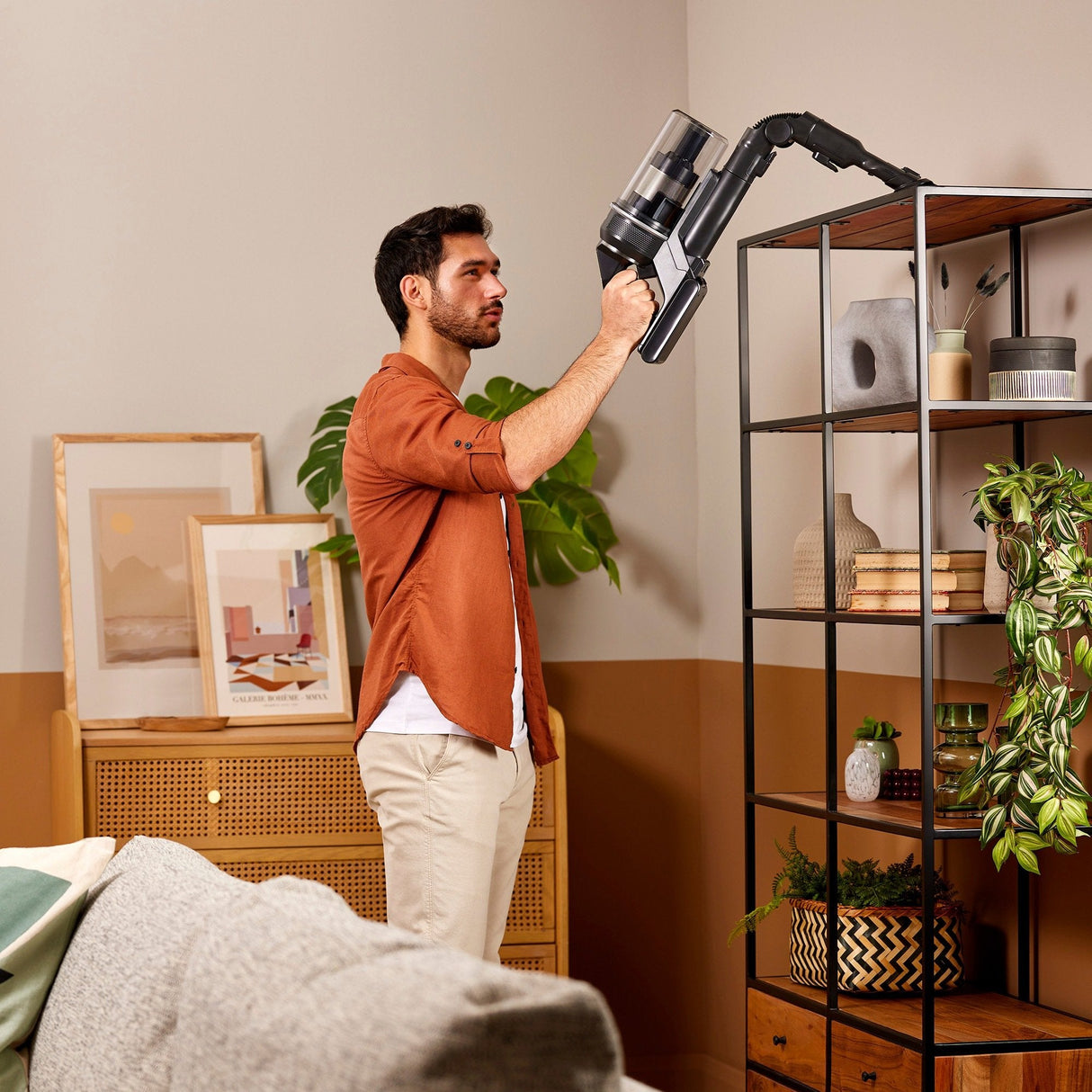 Samsung Vs20c85g4pb Aspiradora De Mano Azul Sin Bolsa