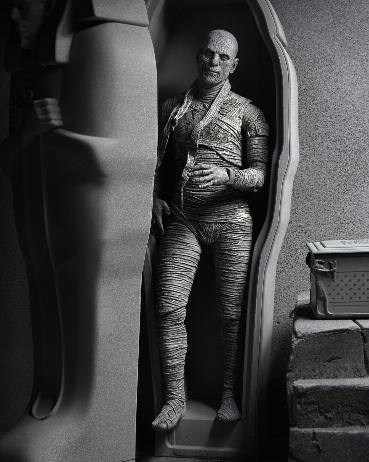 EAN 0634482048122 - NECA Ultimate Mummy (Black & White) imagen 5