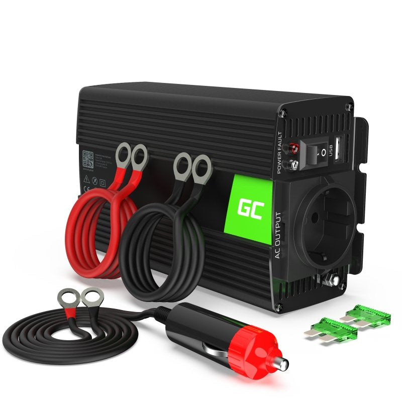 EAN 5902719422249 - Green Cell INV05DE adaptador e inversor de corriente Auto 300 W Negro imagen 1