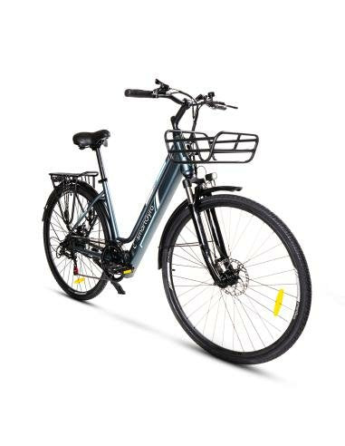 Bicicleta Eléctrica Smatgyro Ebike Sunset Titanium Motor 250w Ruedas 27.5' Titanium