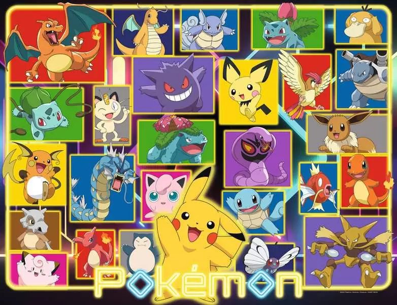 Puzzle Ravensburger Pokémon Luminoso 2000 Piezas 12001130