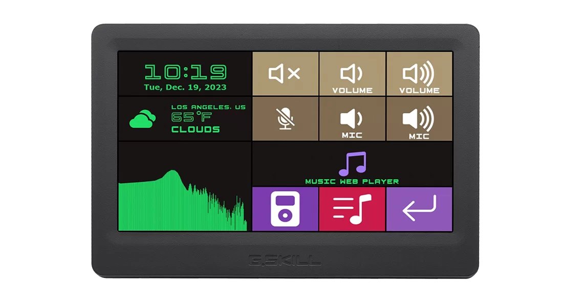 EAN 4713294234735 - G.Skill GD-A7PCCSK-WGD pantalla de señalización 17,8 cm (7") LED 300 cd / m² Pantalla táctil imagen 1