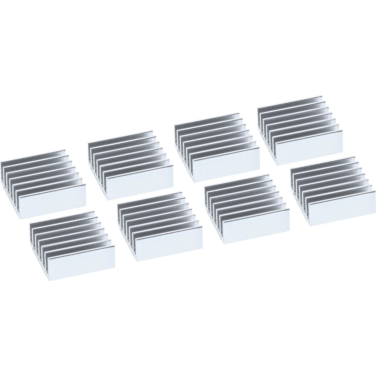 Aletas De Refrigeración Autoadhesivas Para Disipador De Chips Inline Ic, 8 Uds.