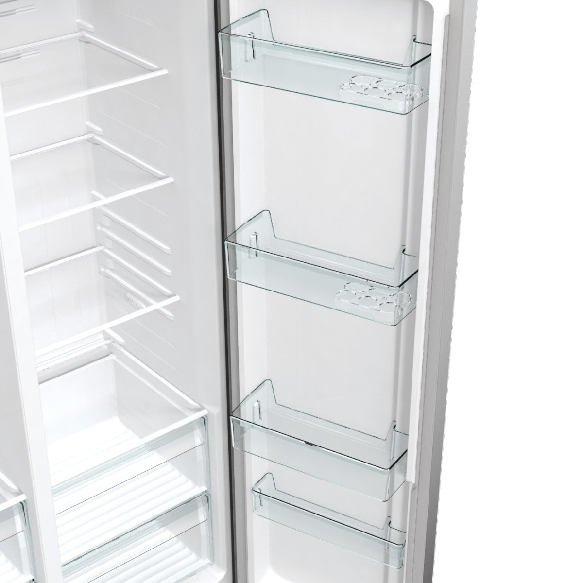 EAN 3838782684449 - Gorenje NRR9185EAXL nevera puerta lado a lado Independiente 550 L Gris imagen 19