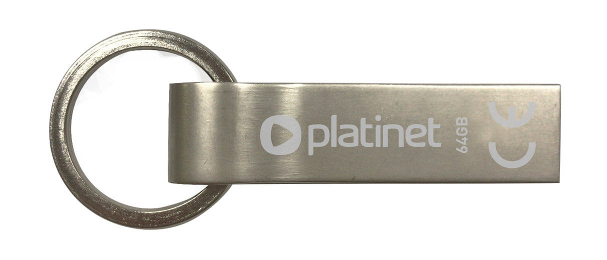 EAN 5907595448512 - Platinet PMFMK64 unidad flash USB 64 GB USB tipo A 2.0 Acero inoxidable imagen 1