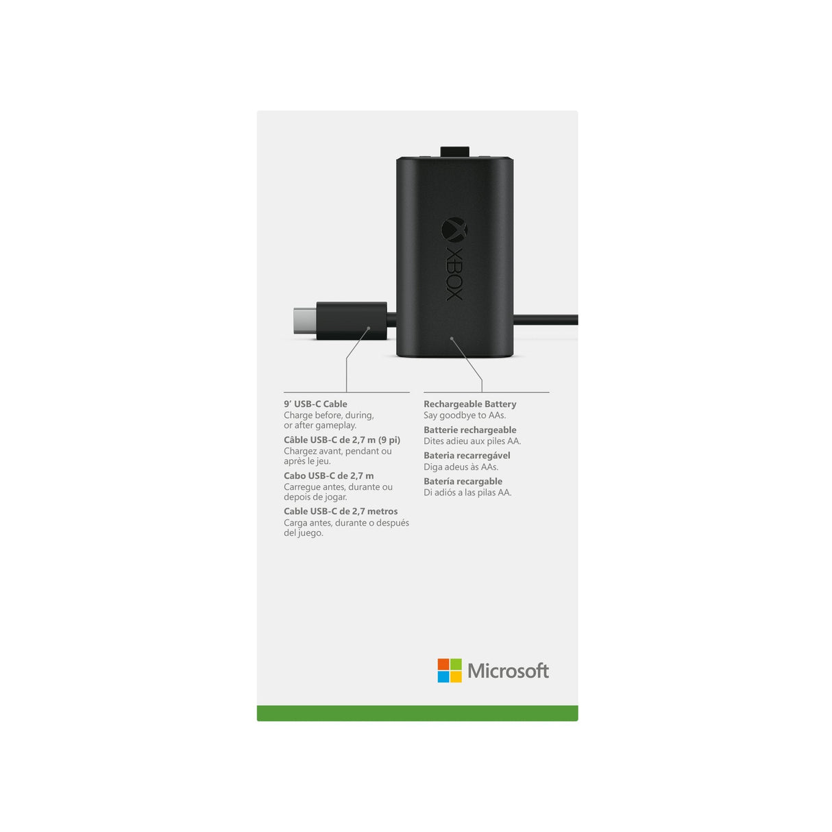Microsoft Xbox One Play & Charge Kit Kit De Carga Modular