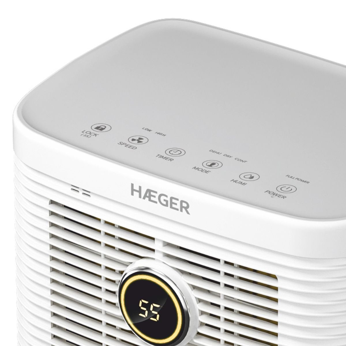 Haeger De-D10.012a Deshumidificador 1,6 L 46 Db 240 W Blanco