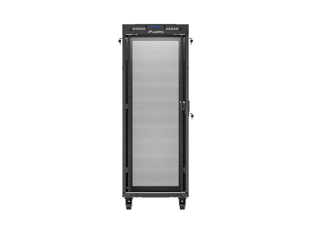 Lanberg Rack Cabinet 19 Free-Standing 32u 600x1000 Flat Pack Mesh Door Lcd Black