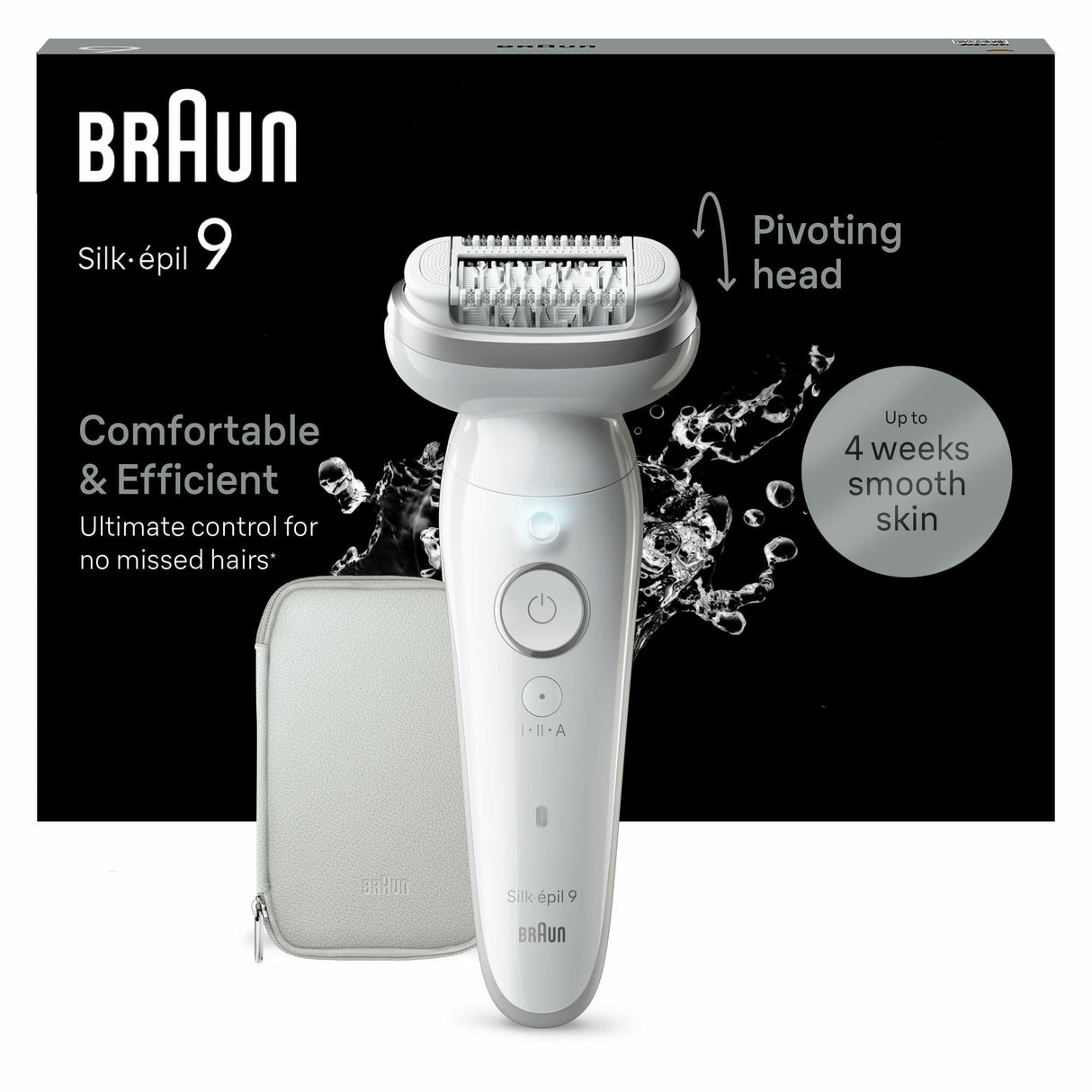 EAN 7500435225236 - Braun Silk-épil 9 9-011 40 pinzas Plata, Blanco imagen 2