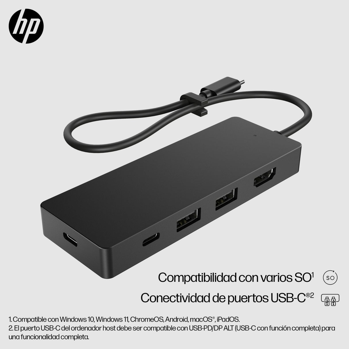 Hp Concentrador De Viaje Usb-C G3