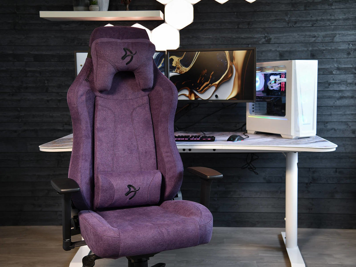 Arozzi Gaming Silla Vernazza Purple - Soft Fabric