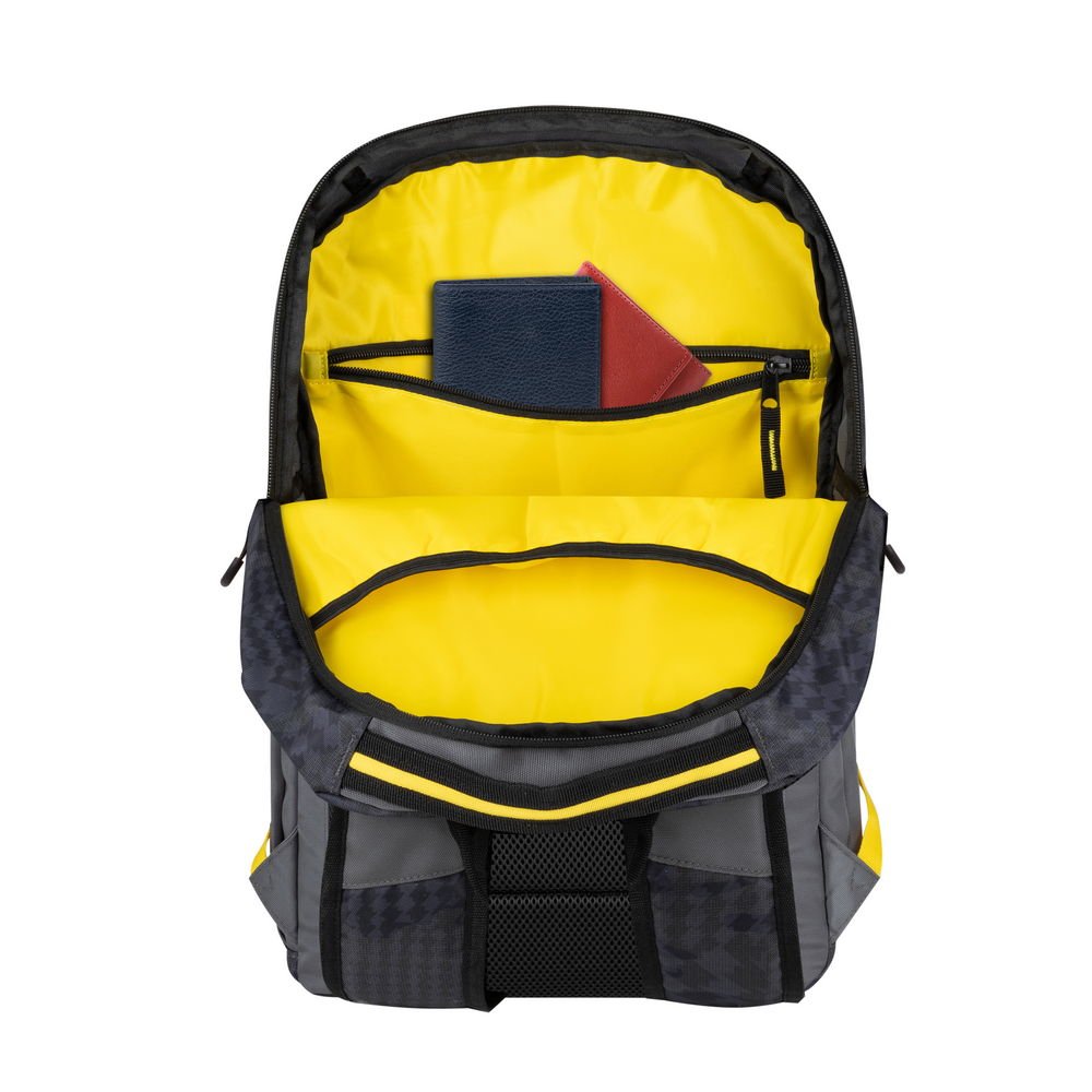 EAN 4260709010472 - Rivacase Erebus 39,6 cm (15.6") Mochila Camuflaje, Gris, Amarillo imagen 19