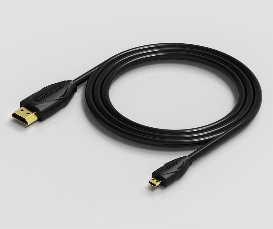 Cable Hdmi Vention Vaa-D03-B100 Hdmi Macho Mini Hdmi Macho 1m Negro