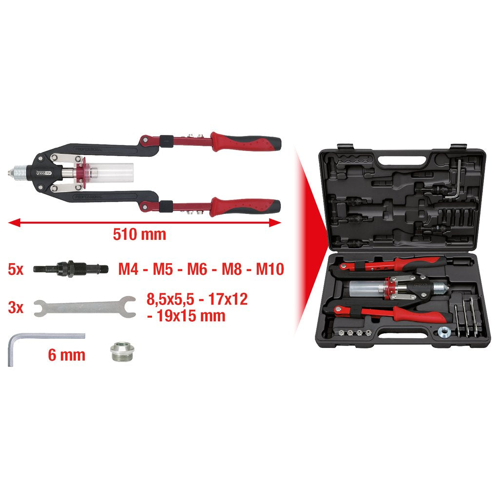 Ks Tools Universal-Nietzangen -Satz 17-Tlg Llaves
