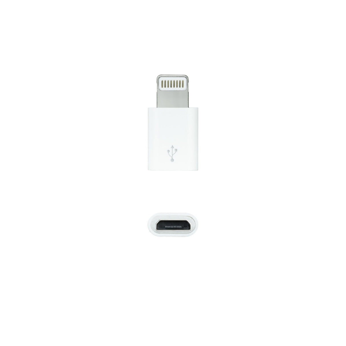 Nanocable Adaptador Lightning A Micro Usb - Lightning/M-Micro B/H - Blanco