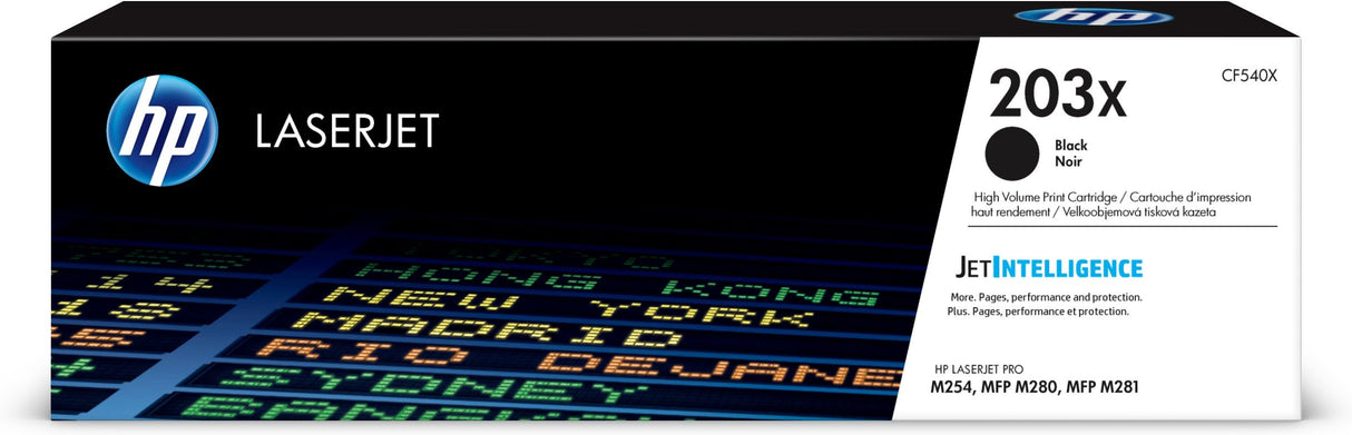 EAN 0190781107125 - HP 203X High Yield Black Original LaserJet Toner Cartridge cartucho de tóner 1 pieza(s) imagen 1