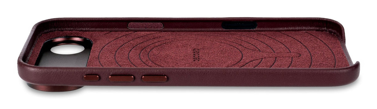 Decoded Leather Backcover Iphone 17 Air Dark Ruby