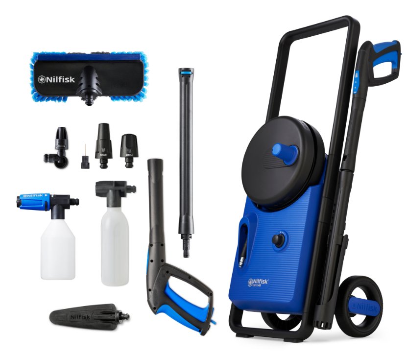 EAN 5715492223862 - Nilfisk Core 140-8 Limpiadora de alta presión o Hidrolimpiadora Vertical Eléctrico 474 l/h 1800 W Negro, imagen 2