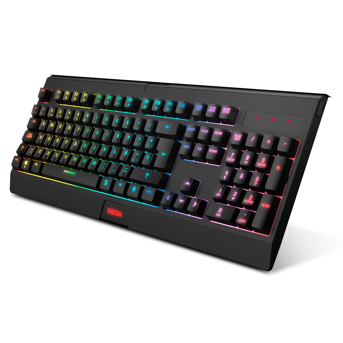EAN 8436587974359 - Krom KABALA teclado Ratón incluido Juego RF inalámbrico QWERTY Español Negro imagen 6