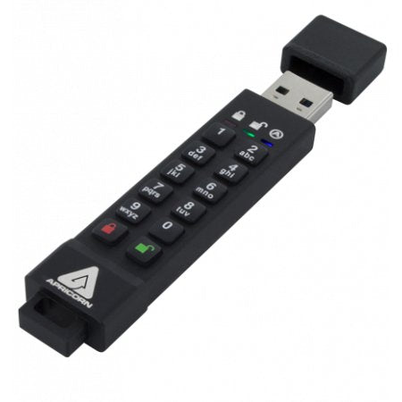 EAN 0708326911665 - Apricorn Aegis Secure Key 3z unidad flash USB 128 GB USB tipo A 3.2 Gen 1 (3.1 Gen 1) Negro imagen 1
