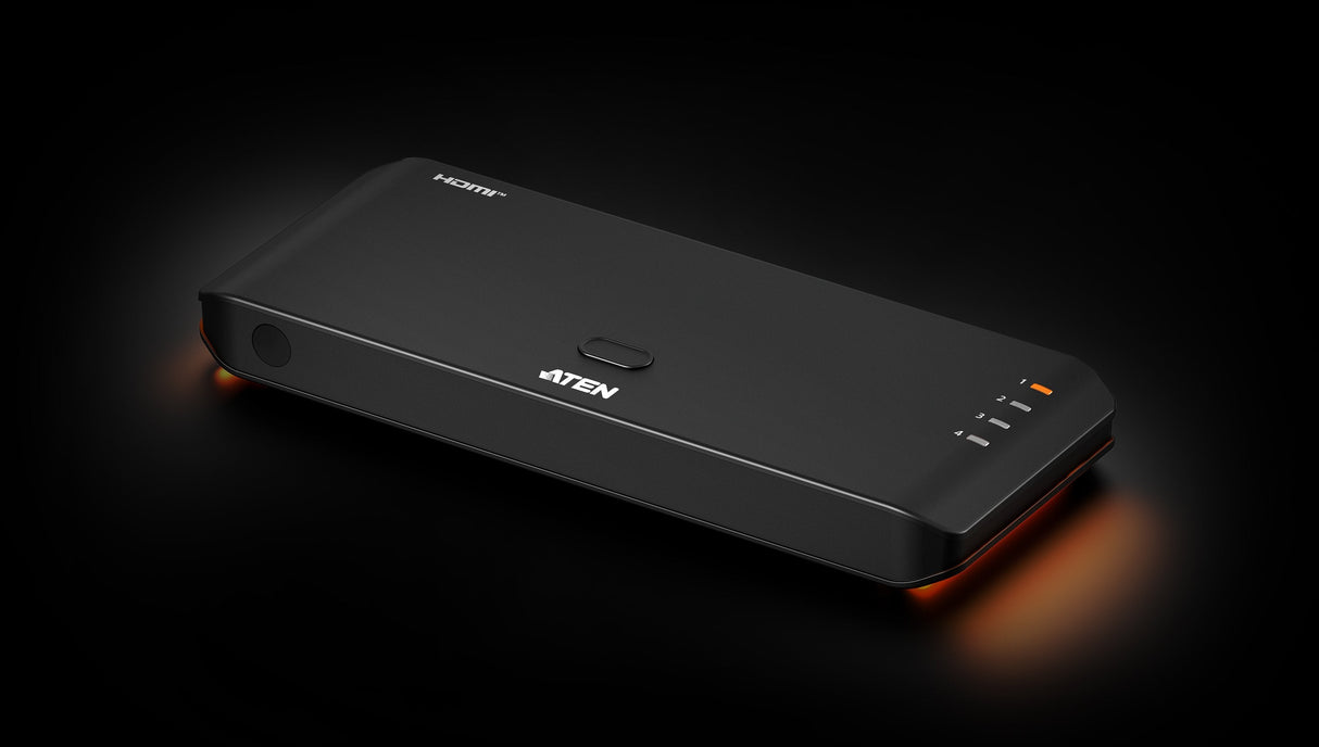 Conmutador 4x1 Hdmi 4k Real De 4 Puertos Aten Vs4841 Essentials