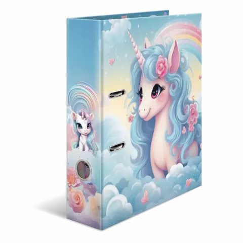 Carpeta Herma A4 Cartón Unicornios Felices