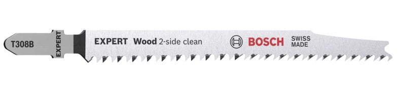 Hoja De Sierra Bosch Professional De Calar Expert T 308 B 'Madera Limpieza Por 2 Lados' 25 Piezas 2608900552