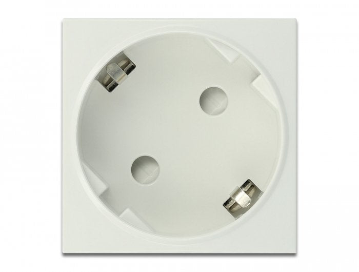 Delock 81324 Tomacorriente Easy 45 Con Conexión A Tierra Con Una Disposición De 45° Extensible 45 X 45 Mm 10 Piezas