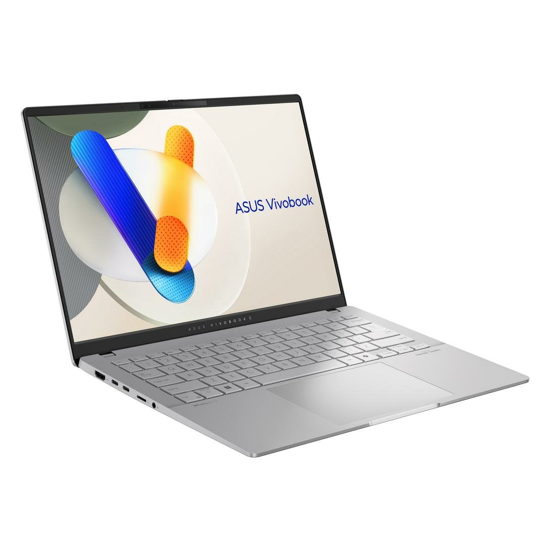 Asus Vivobook S 14 Oled Oled M5406wa-Qd088w Copilot+ Pc - Ordenador Portátil 14" Wuxga (Amd Ryzen Ai 9 Hx 370, 32gb Ram, 1tb Ssd, Amd Radeon 890m, Windows 11 Home) Plata Fría - Teclado Qwerty Español