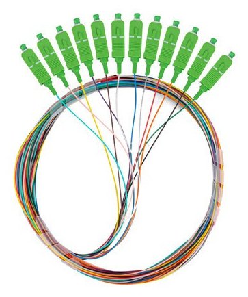 Lanberg Fibra Óptica Pigtail Sm Sc Apc St A1 12x2m Mc
