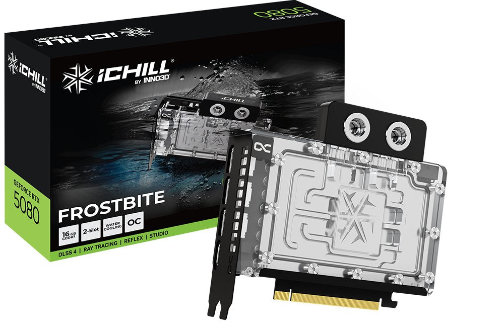 EAN 8886307700155 - INNO3D iChill GeForce RTX 5080 FROSTBITE NVIDIA 16 GB GDDR7 imagen 3