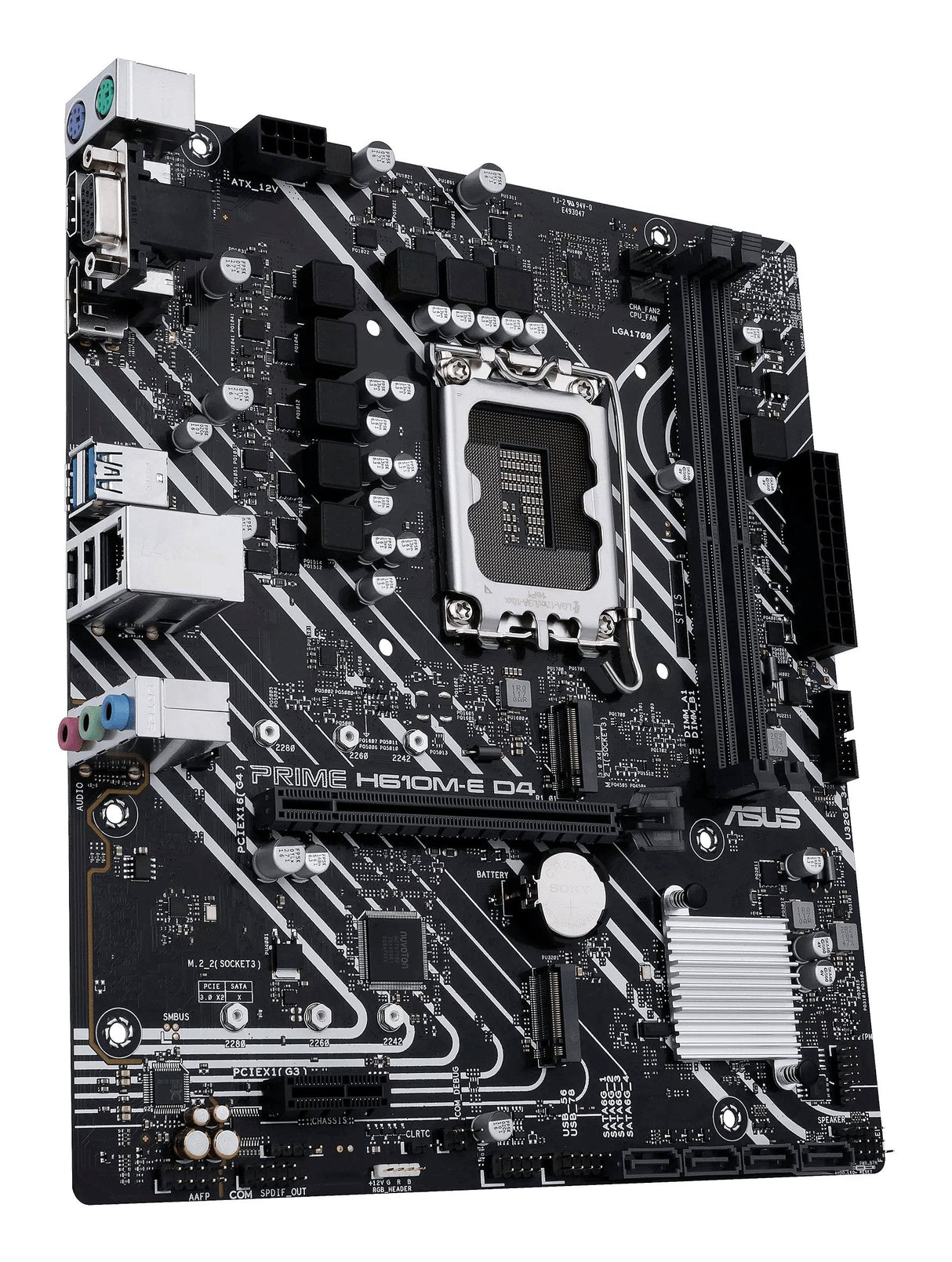 Asus Prime H610m-E D4-Csm Intel H610 Lga 1700 Micro Atx