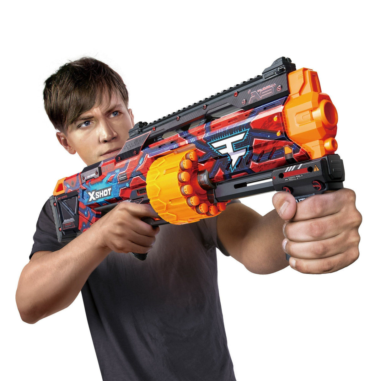 Lanzador Zuru X-Shot - Last Stand Faze, Dart Blaster 36518h