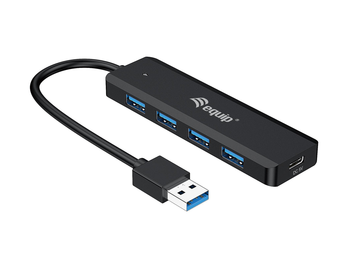 Equip 128959 Hub De Interfaz Usb 3.2 Gen 1 (3.1 Gen 1) Type-A 5000 Mbit/S Negro