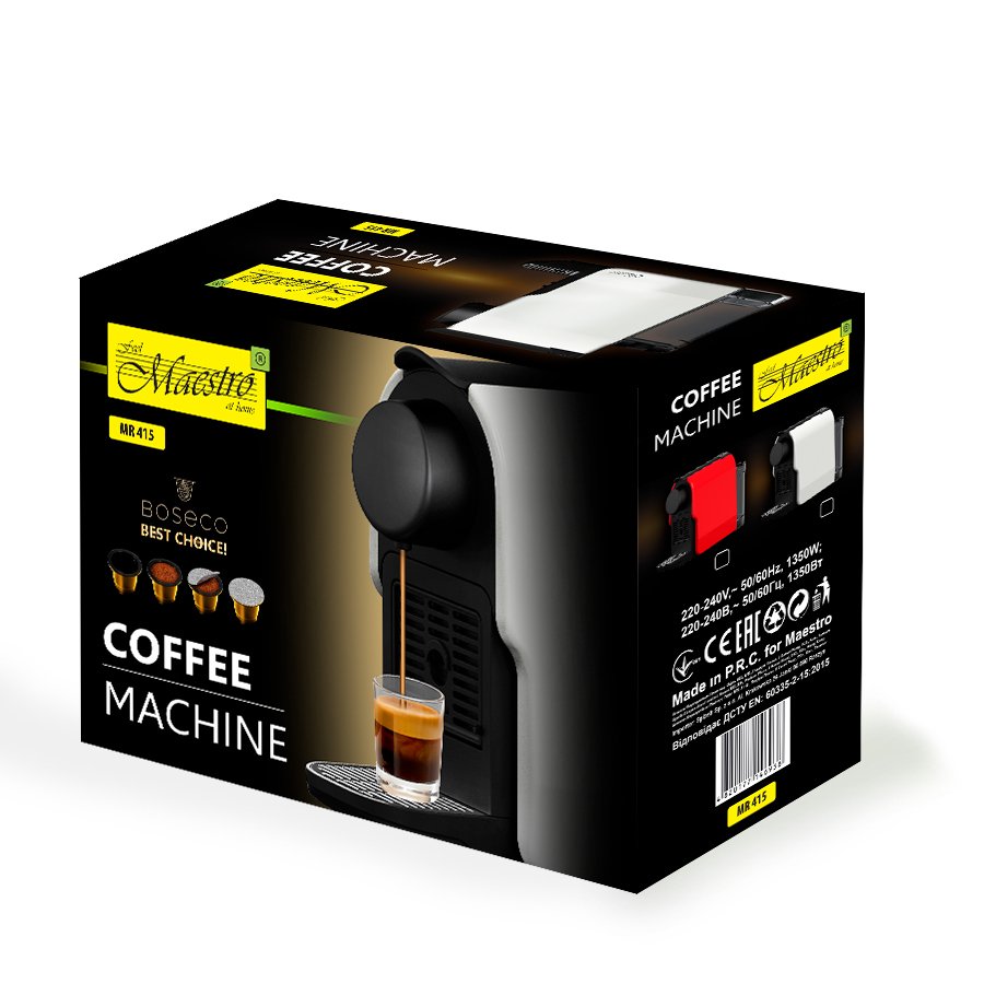 EAN 8712072539860 - Feel Maestro MR-415 cafetera eléctrica Semi-automática Macchina per caffè a capsule 0,75 L imagen 5