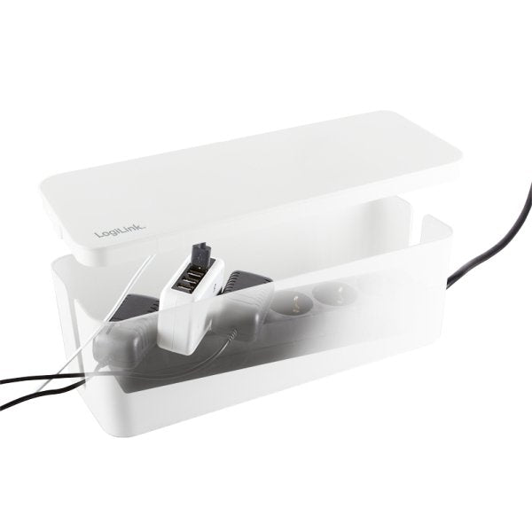 Logilink Kab0078 Organizador De Cables Universal Caja De Cables Blanco 3 Pieza(S)