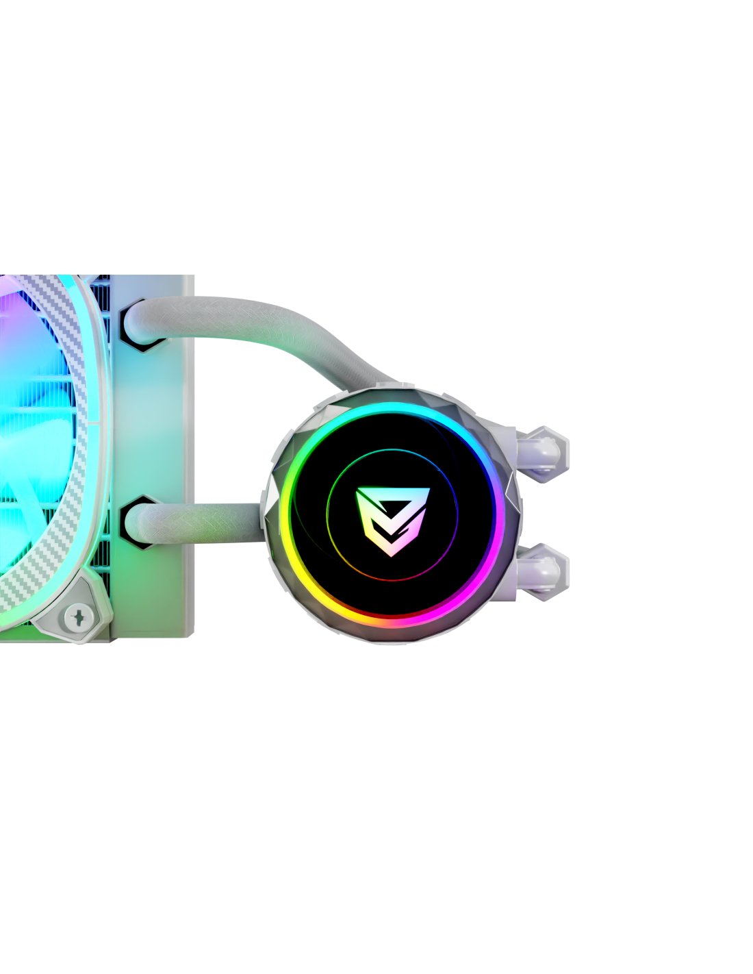 Sistema De Refrigeración Nfortec Nf-Wc-Atriax-240-W Para Ordenador Procesador Sistema De Refrigeración Líquida Todo En Uno 12 Cm Blanco 1 Pieza(S)