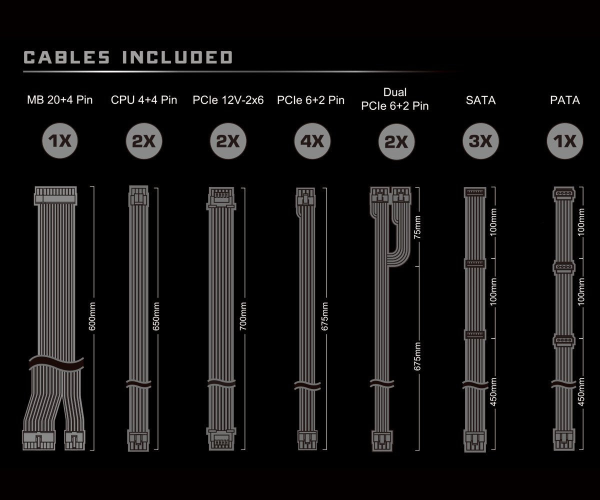 EAN 4710483949289 - Asrock Taichi TC-1300T unidad de fuente de alimentación 1300 W 20+4 pin ATX ATX Negro imagen 7