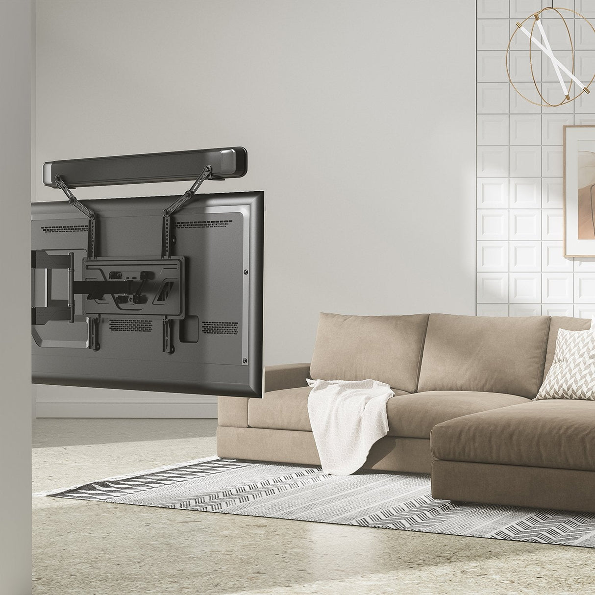 Aisens Soporte Universal Para Barra De Sonido, Negro