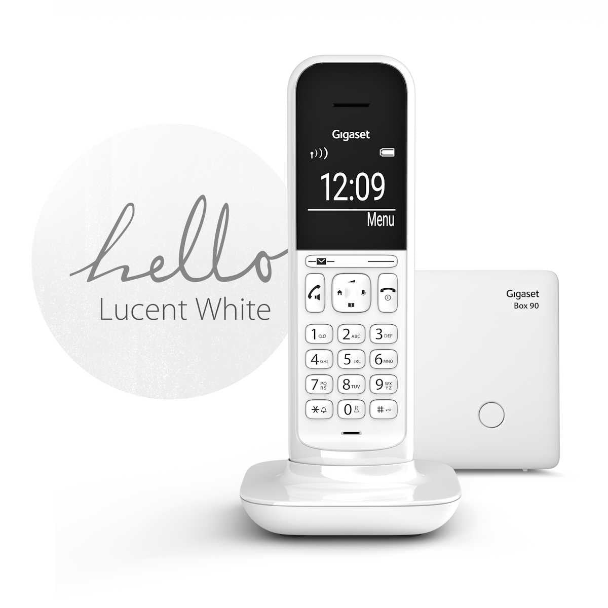 Telefono Fijo Inalambrico Gigaset Cl390 Blanco